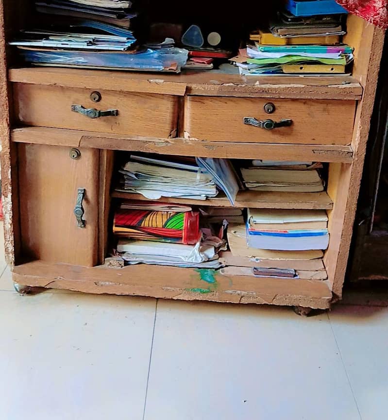 TV trolley solid wood 1