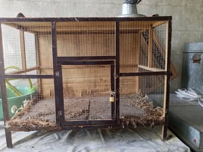 wooden cage new just 1 month used for sale
