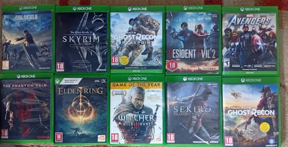 Xbox Game Discs (22,000 for all 10 games)