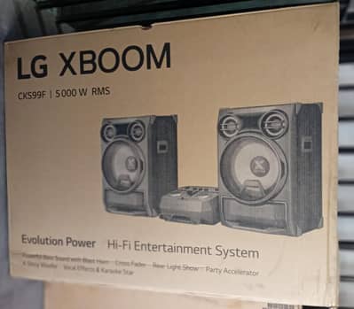 LG XBOOM 5000WATTS DJ SHAKE SYESTEM CK99