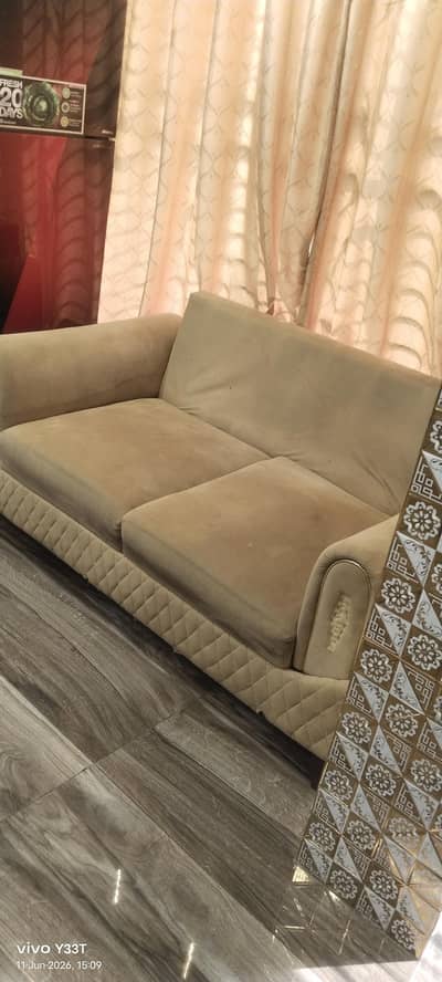 2 seater sofa with cover in kasur city