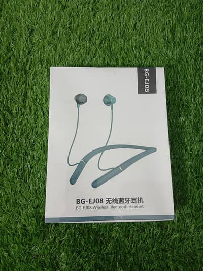 New Box Packed BG-EJ08 Dual Ear Bluetooth Wireless Neck Band 50+ Hour