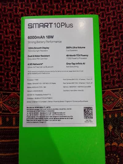 Infinix smart 10 plus
