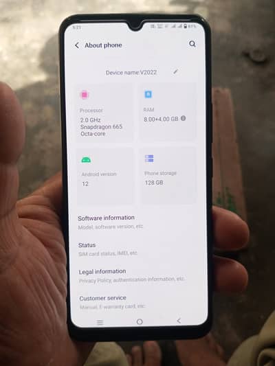 Vivo V20 SE no open no repair only mobile 8g 128