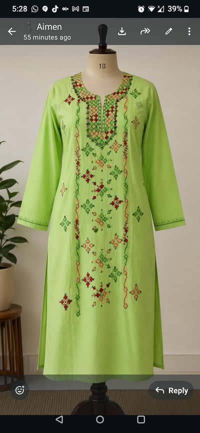 Single lawn shirt for ladies | Handmade embroidery | Stylish wear