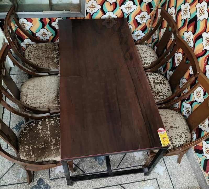 Dining Chairs + Table Solid Wood 0