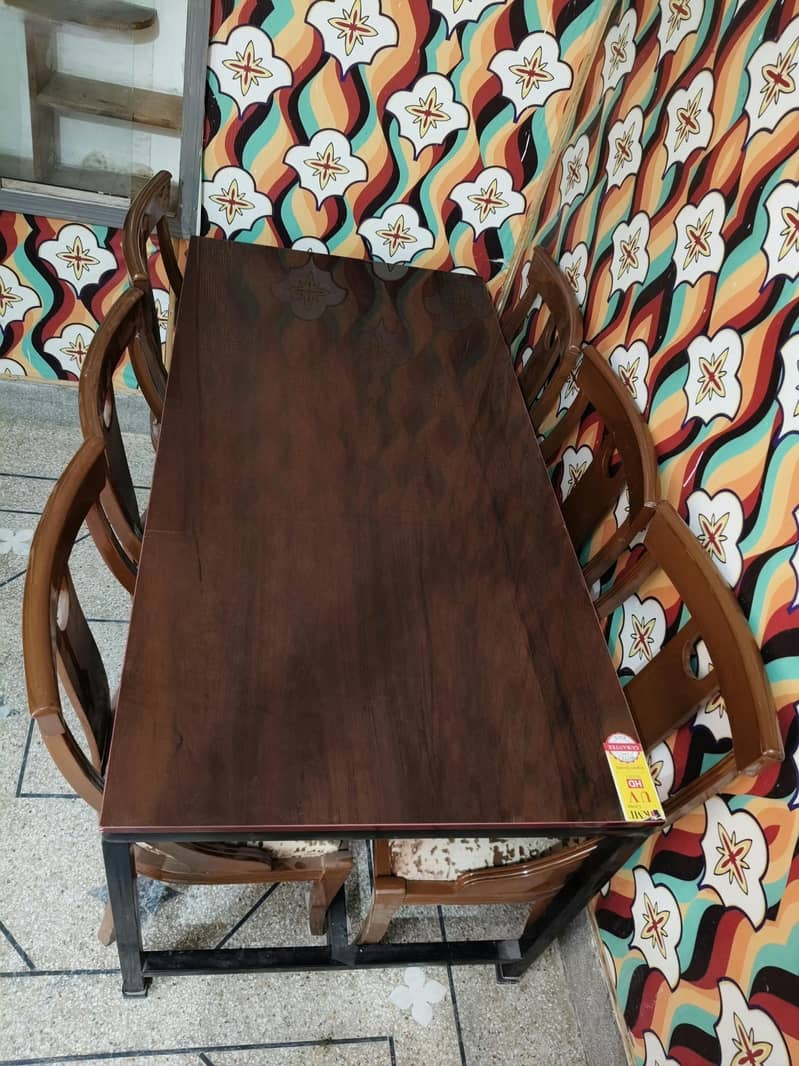 Dining Chairs + Table Solid Wood 1