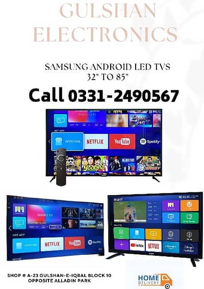 Smart Android Led Tv All size available