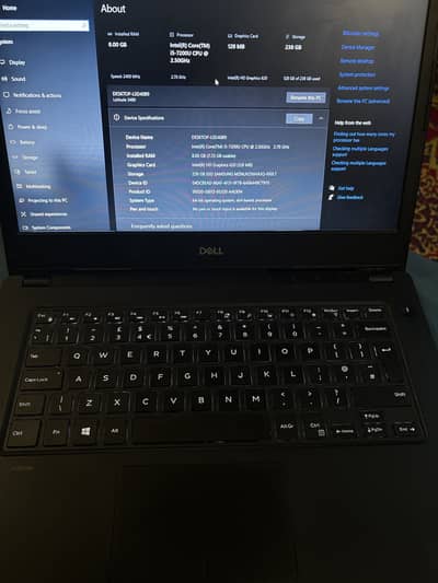 Dell Latitude 3480 | Core i5 7th Gen | 8GB RAM | 256GB SSD