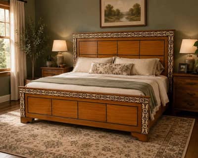 new double bed/ king size bed/ bed