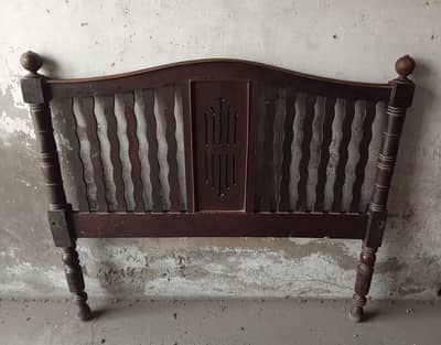 Purani Pakki Lakri Ka Antique Bed (Front & Back Panels)