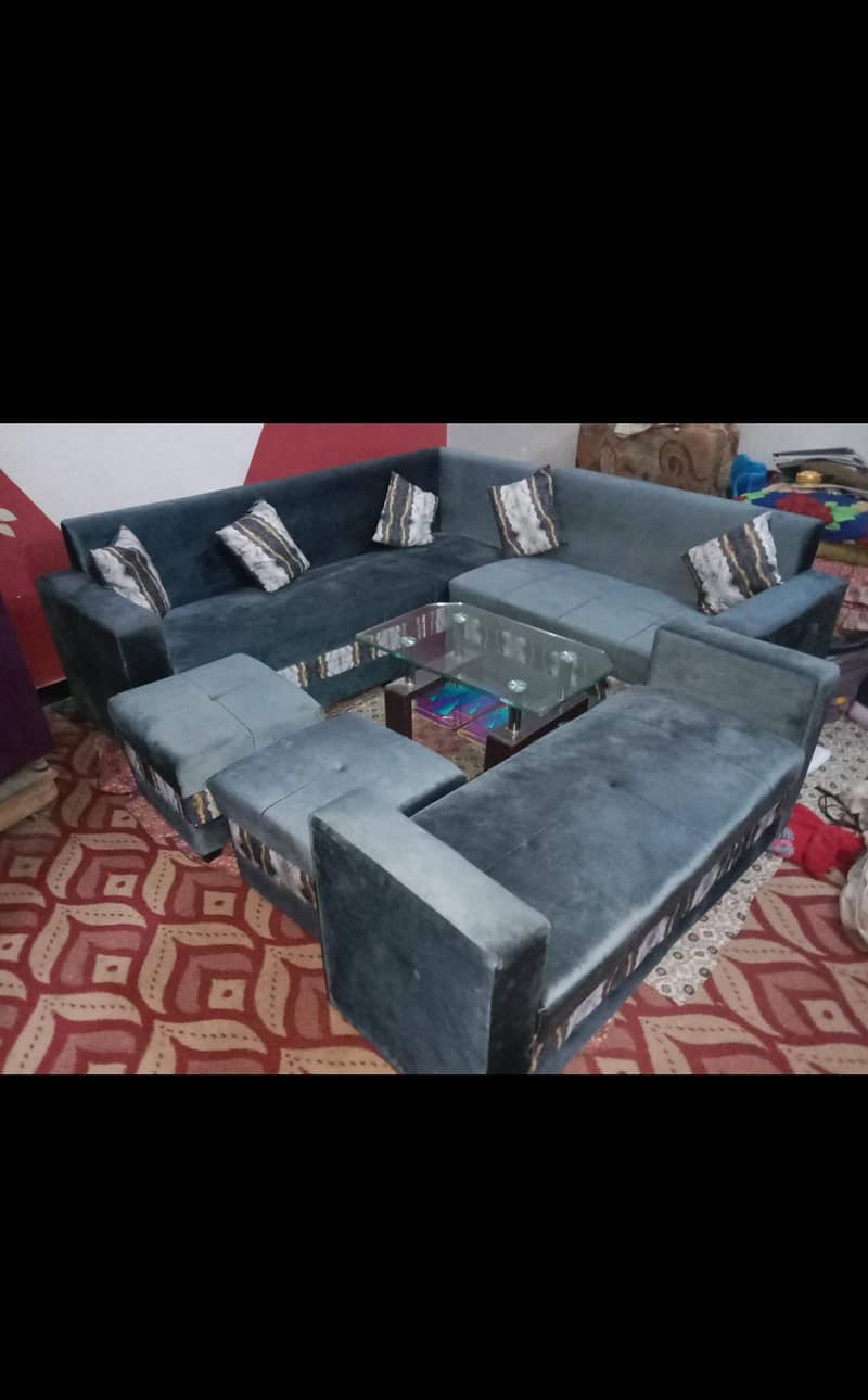 Fancy L Shape sofa 0
