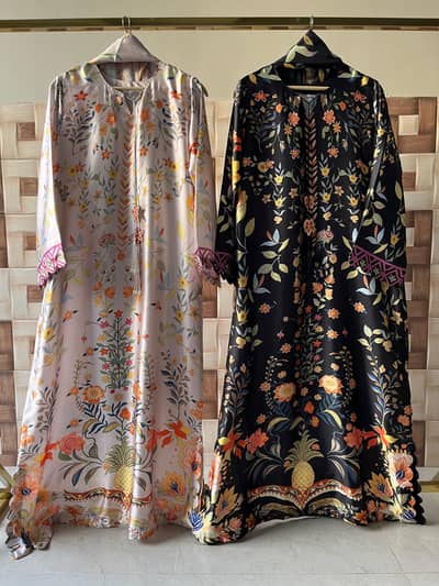 New Trendy Silk Kaftan 