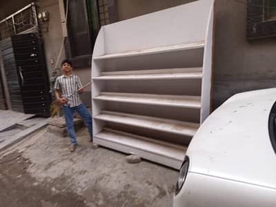 large wooden shoe rack excellent condition for sale