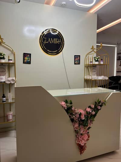 Running Beauty Lounge for Sale in DHA Raya A+ Condition