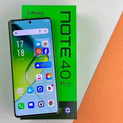 Infinix Note 40 pro 16GB RAM 256 GB memory. 0324=8193=531