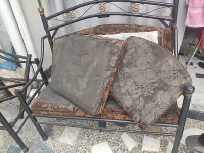 3-piece metal sofa set for Sale