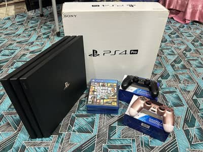 PS4 Pro 1TB | 2 Controllers | 4 AAA Games | 10/10 Condition