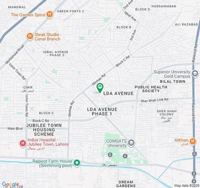 1 Kanal Plot For Sale In LDA Avenue 1 Block F