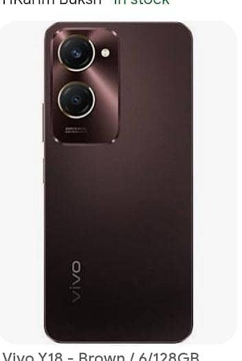 vivo y 18