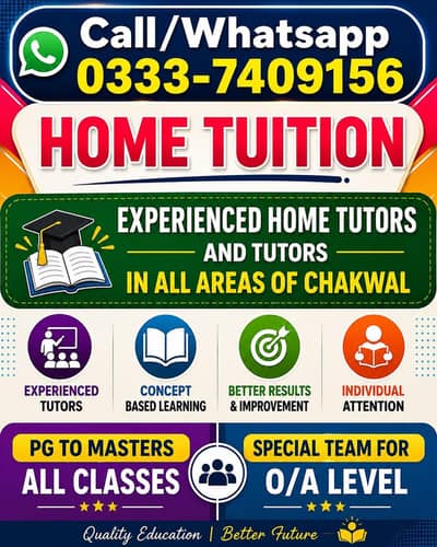 Home Tuition Service | Experienced Tutors All Classes