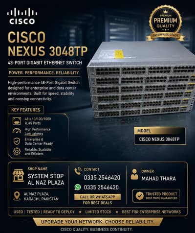 cisco nexus 3048 tp