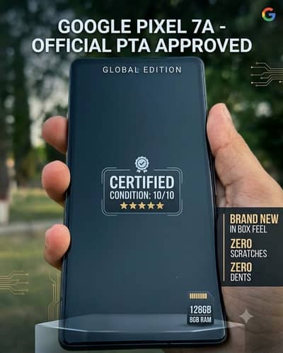 GOOGLE PIXEL 7a (OFFICIAL PTA APPROVED)