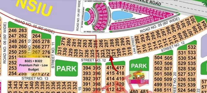 Prime Residential Pair Plots for Sale in DHA Bahawalpur Sector B Affordable Price