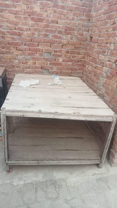 wooden hen cage