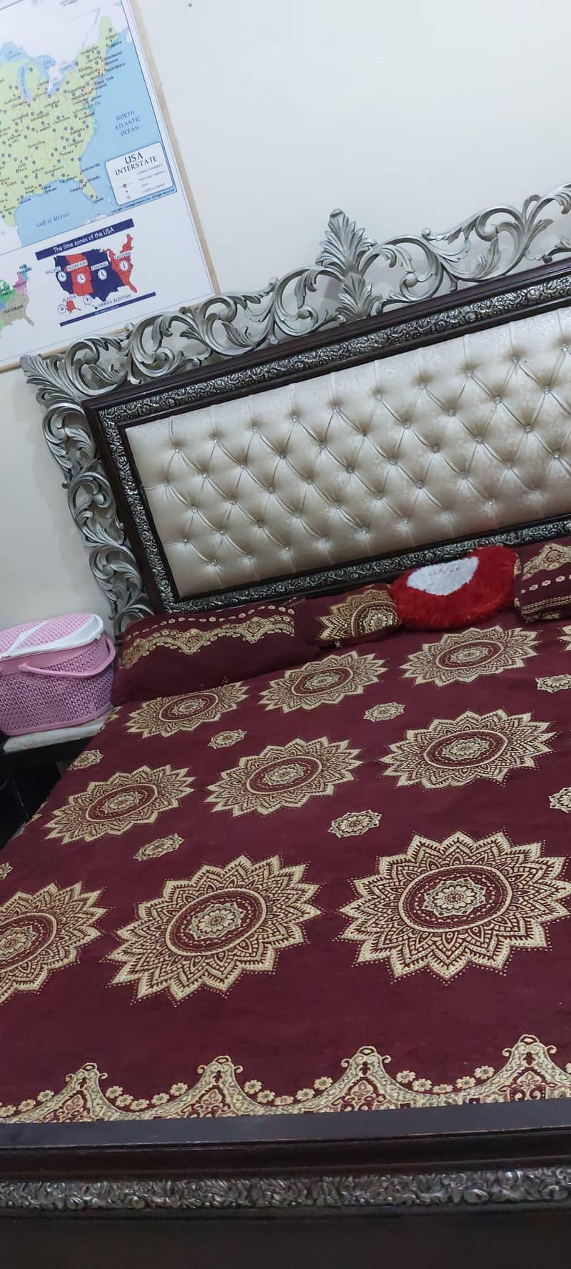 bed+side table+ Mattress 11
