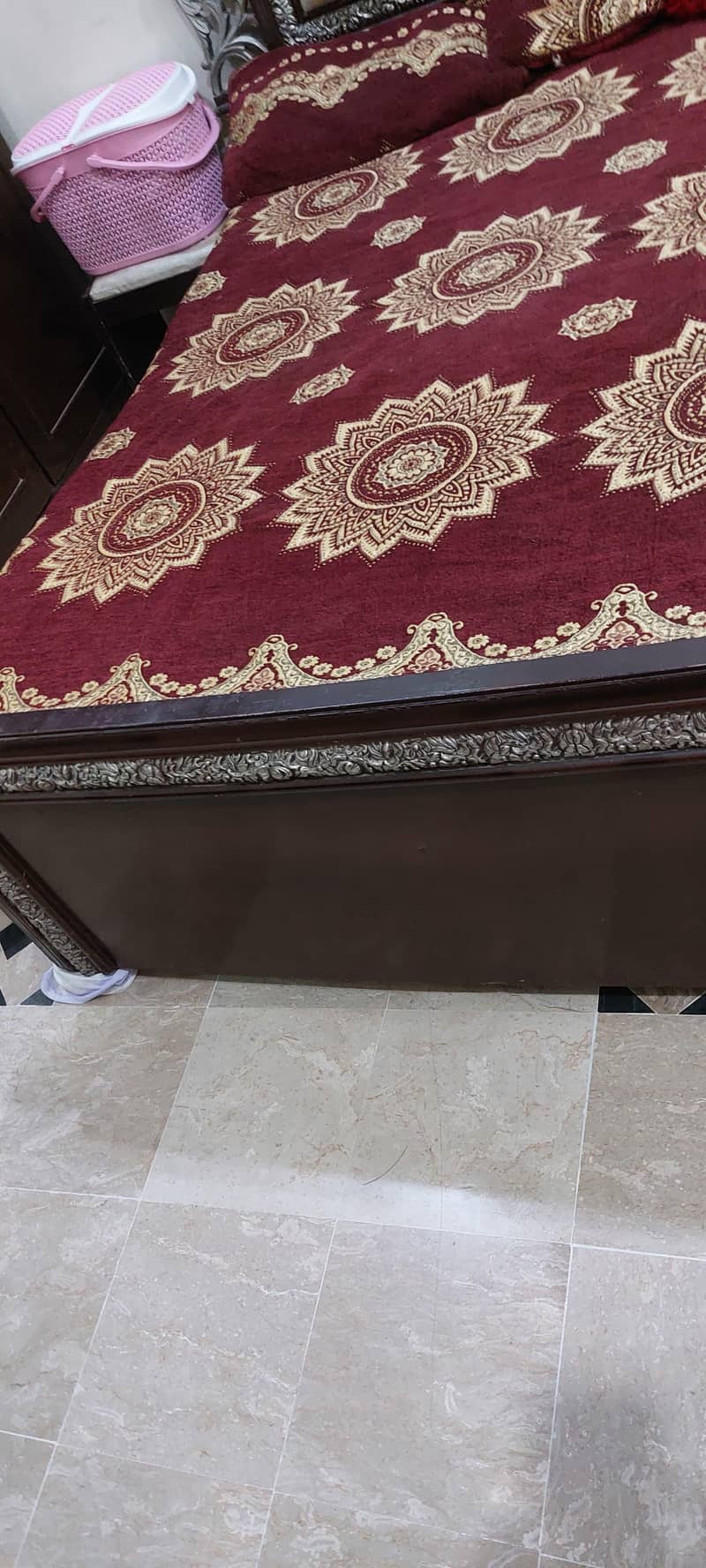 bed+side table+ Mattress 12
