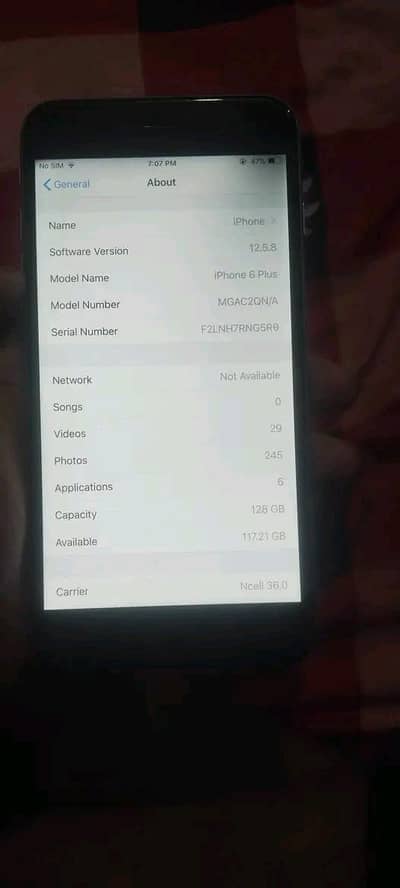 I phone 6 plus 128gb non pta