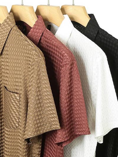 Men texture shirt | Casual shirt | Summer shirt | Half sleeve shirt |