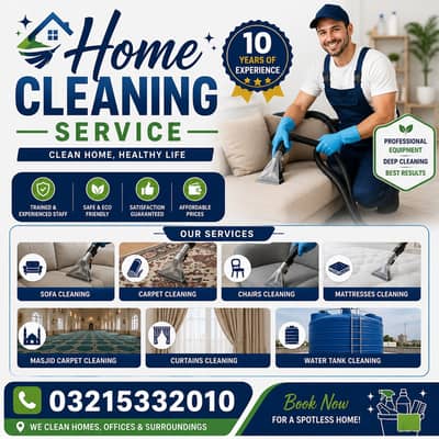 Sofa Cleaning Service/chair Cleaning/Carpet cleaning/Curtains/Mattress