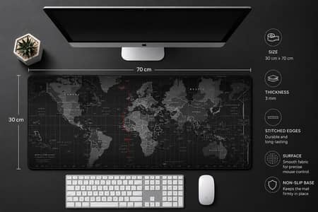 XL WORLD MAP Desk Mat for Sale