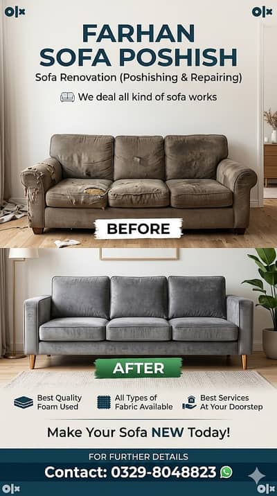 Sofa maker | Fabric change | Sofa repair | sofa sets | sofa repairing