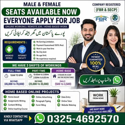 Writing job | Assignment work | part time Job | Online job | Home base