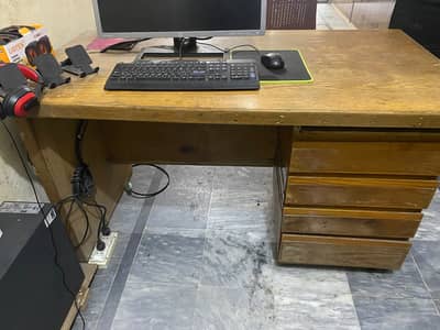 Executive Office Table with 4 Drawers | Manager Table | Furniture