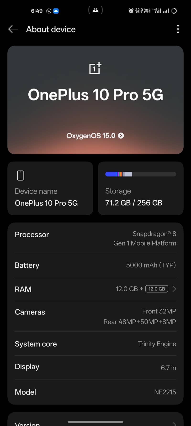 One Plus 10 Pro 2