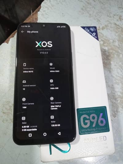 Infinix Note 12 Ram ROM (8+128) All Details Niche Description Phar Lo