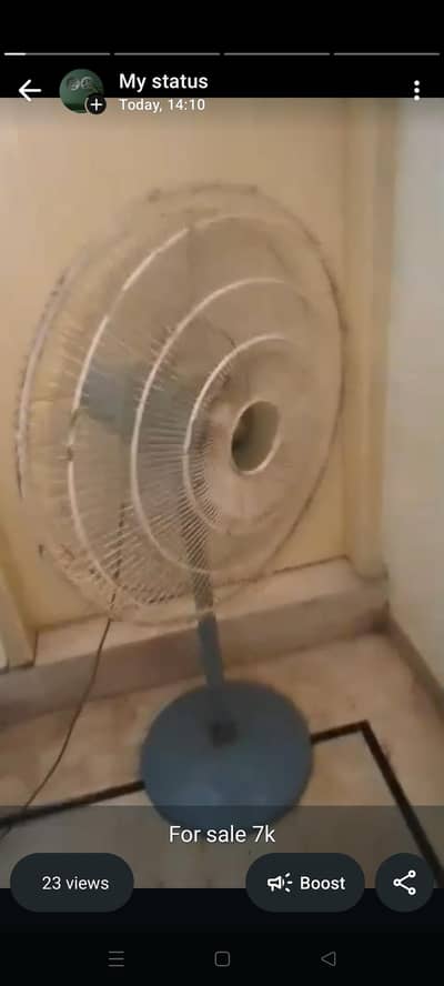 stand fan always good  by 