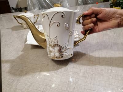 6 cups tea set w