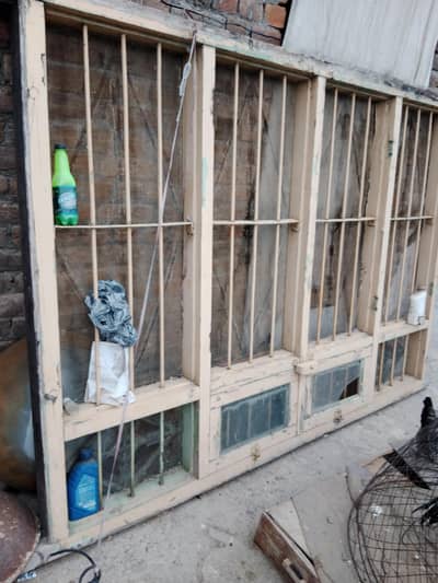 wooden window