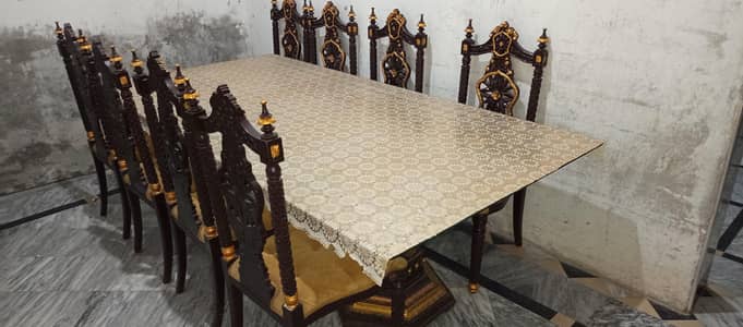 Dining table with chair