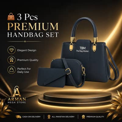 3 pcs premium hand bag set
