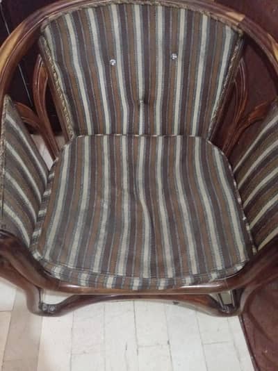 Sheeshem wood 4 sitter sofa set