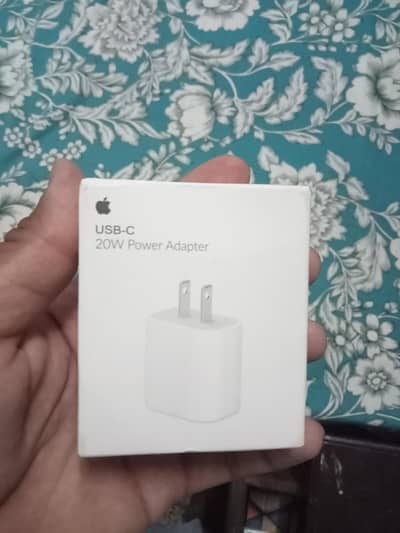 Apple Iphone mobile charger 2 pin adapter with cable