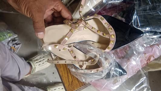imported ladies shoes available contact me on whatsapp 03124398905