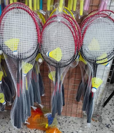 Badminton Rackets Set - Ready to Play - Perfect for Outdoor & Indoor