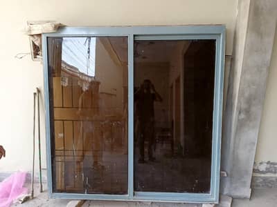 Iron Window With Glass Size 6 ft x 6ft
